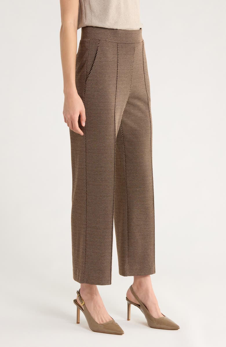 Vince Camuto Pintuck Pleat Wide Leg Pants, Alternate, color, Foxtrot
