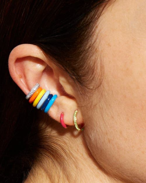 Fry Powers Sparkle Ear Cuffs In Gray