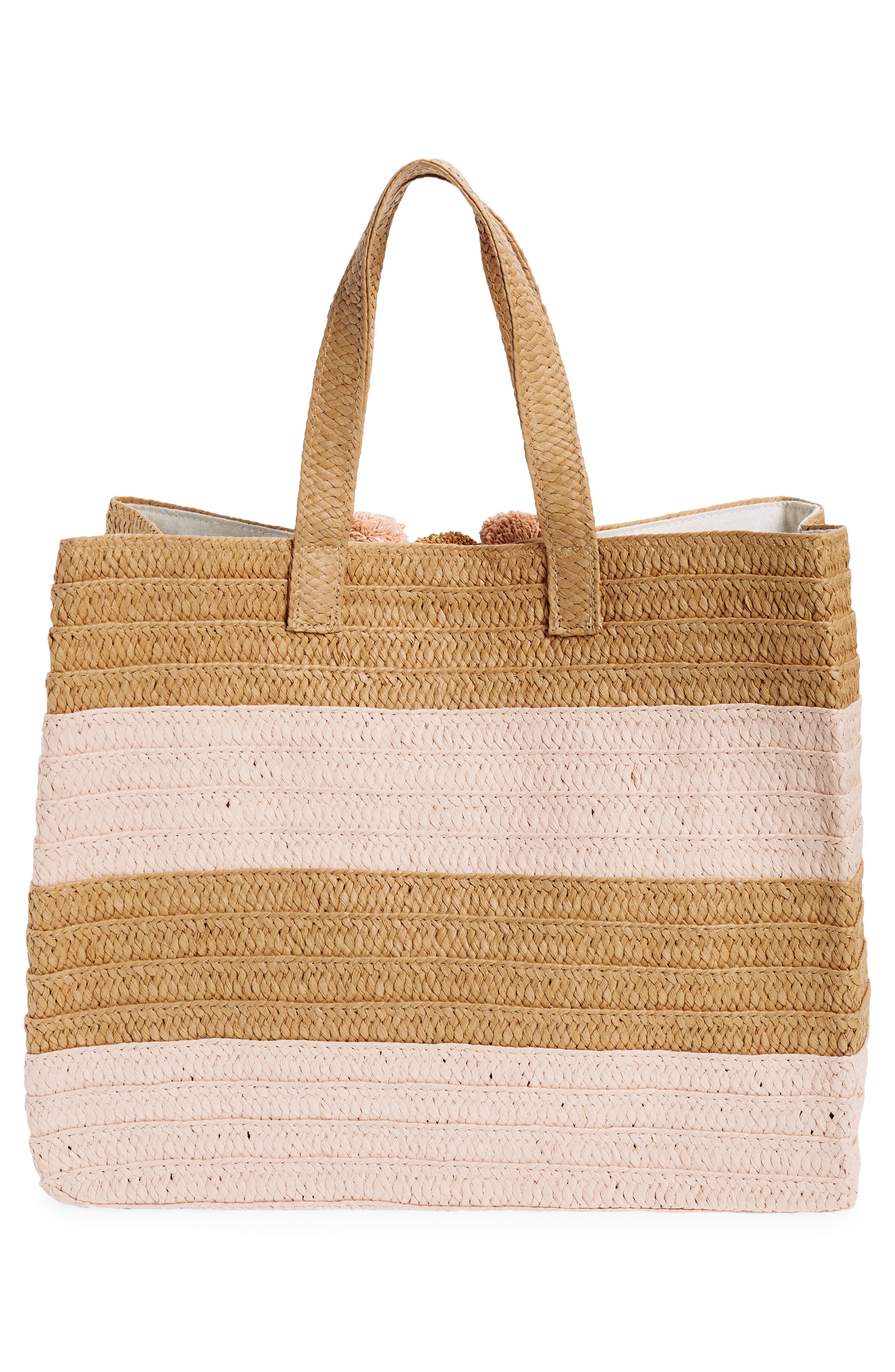 BTB Los Angeles Bahama Mama Stripe Tote, Alternate, color, 