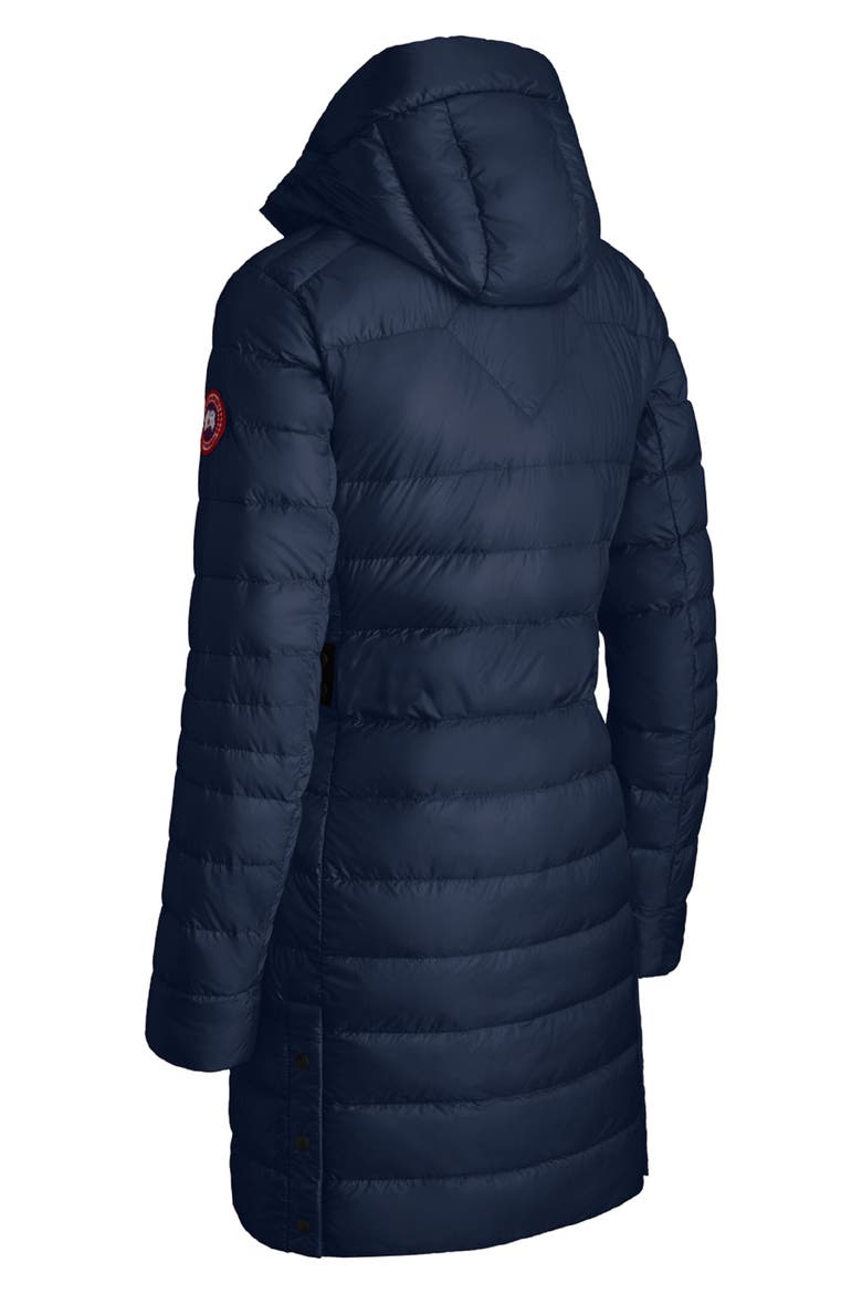Cypress Packable Hooded 750-Fill-Power Down Puffer Coat, Alternate, color, ATLANTIC NVY-BLEU MAR ATLAN