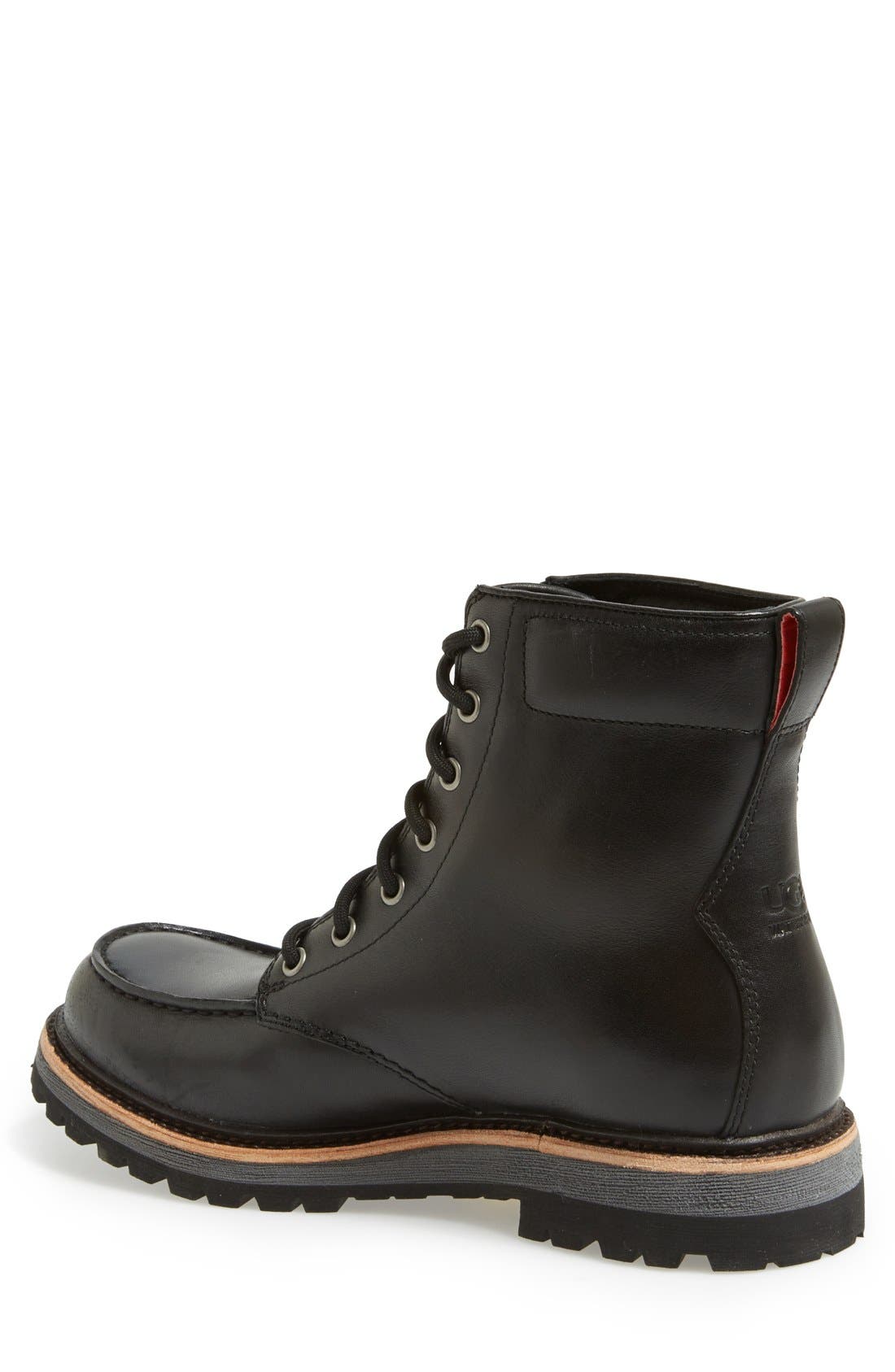 UGG<sup>®</sup> Australia 'Noxon' Waterproof Moc Toe Boot, Alternate, color, 