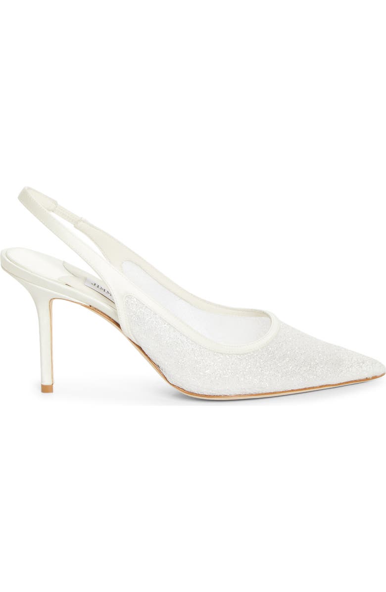 Jimmy Choo Love Pointed Toe Slingback Pump, Alternate, color, Ivory