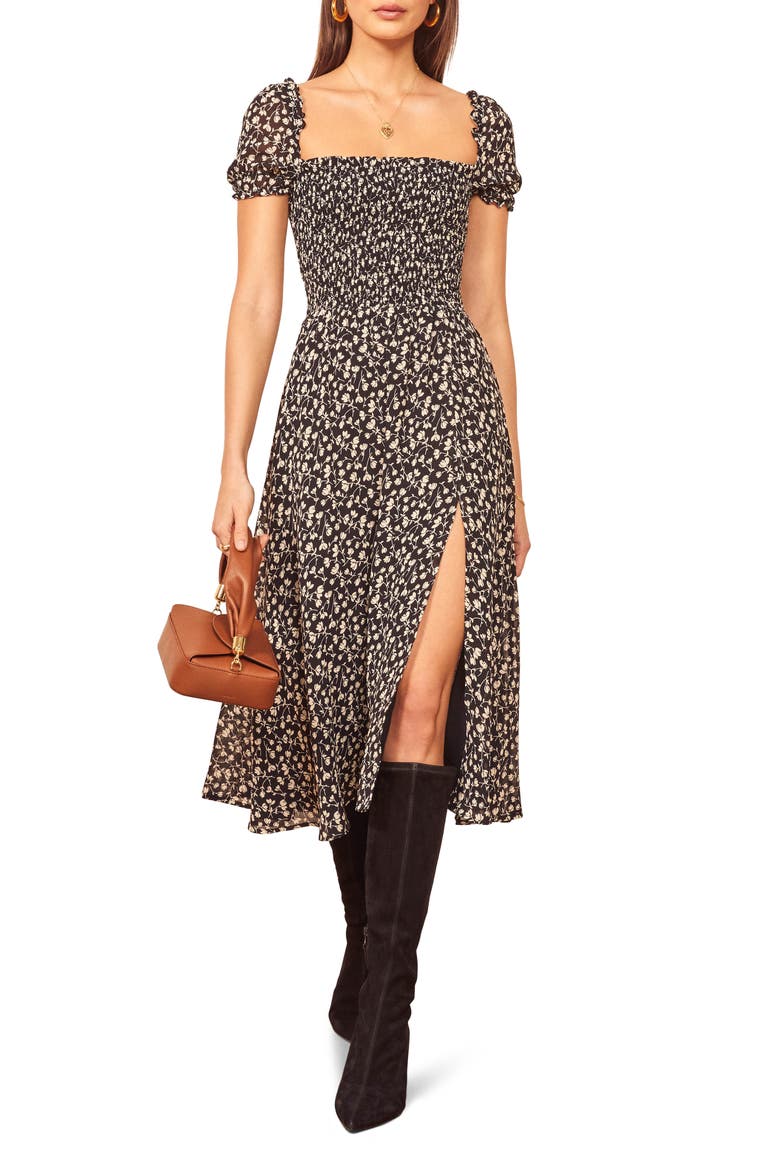 Inka Floral Print Sundress, Main, color, MARIA