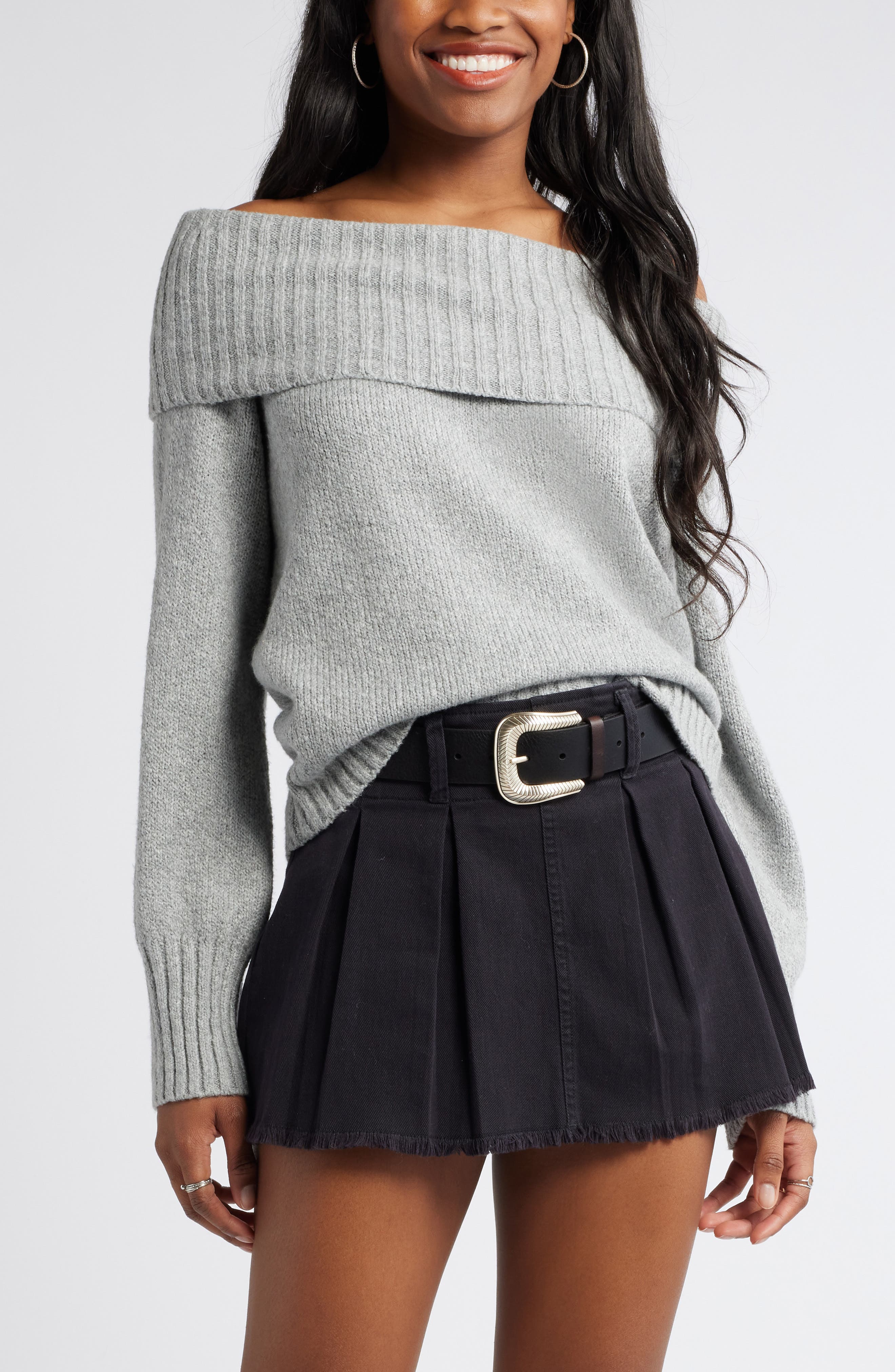 off the shoulder sweater nordstrom rack
