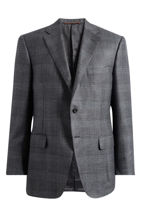 Siena Regular Fit Plaid Wool Sport Coat