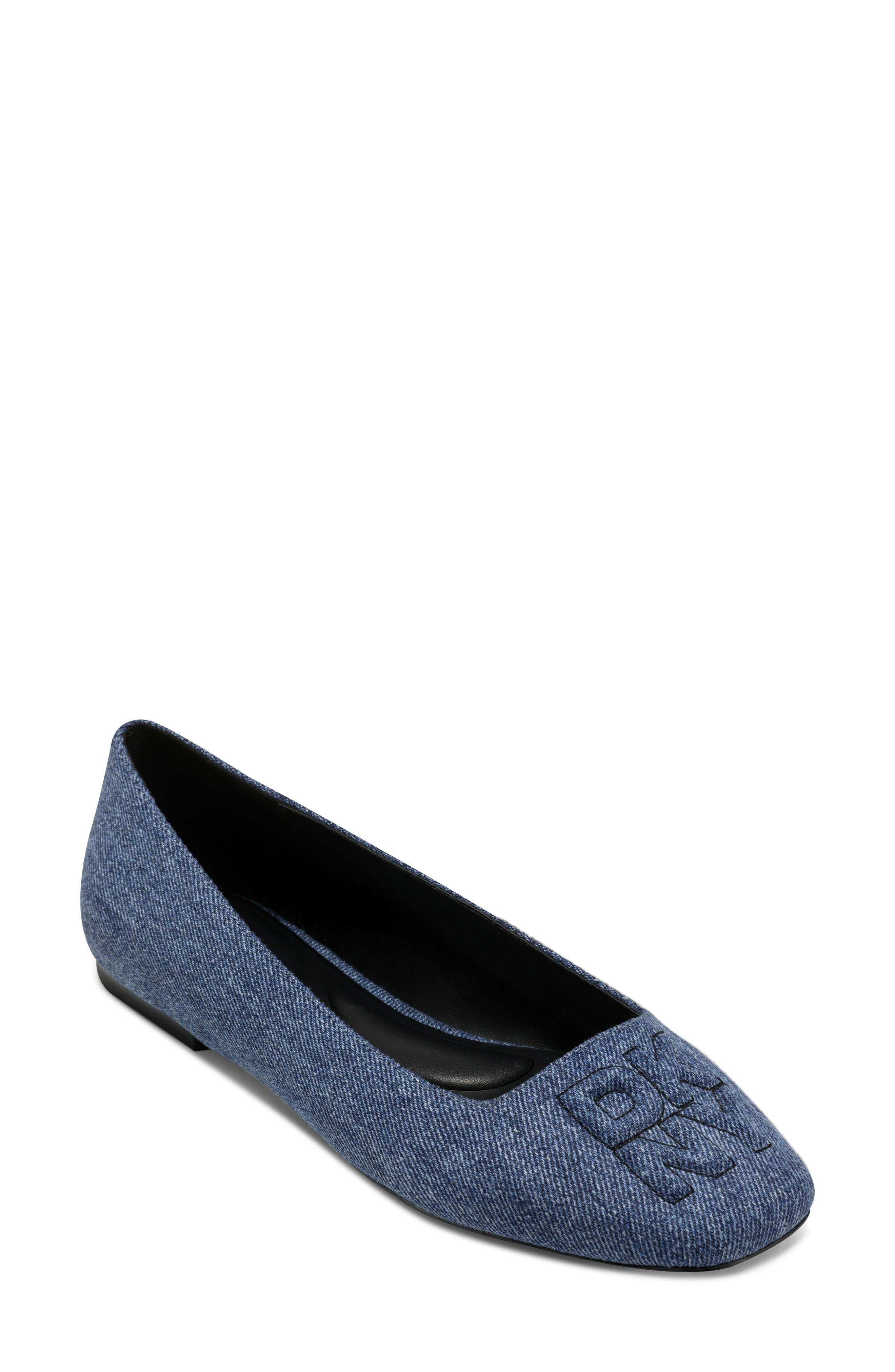 DKNY Darianne Ballet Flat, Main, color, Dark Blue