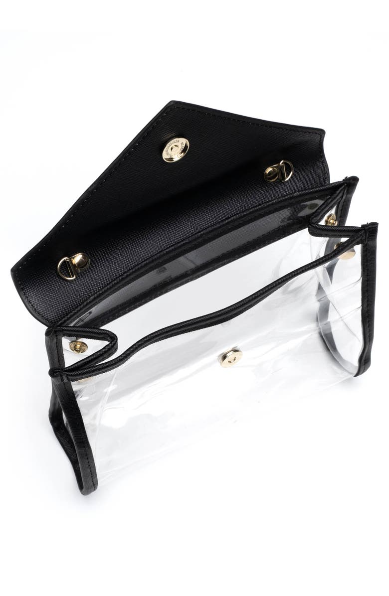 Hudson+Bleecker Preto En Route Clear Travel Bag, Alternate, color,