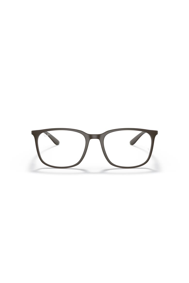 52mm Square optical glasses, Alternate, color, Brown