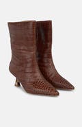 Alma en Pena Metallic Heeled Ankle Boot