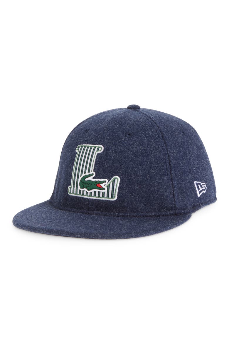 Gender Inclusive Logo Embroidered Snapback Hat, Main, color, NAVY BLUE