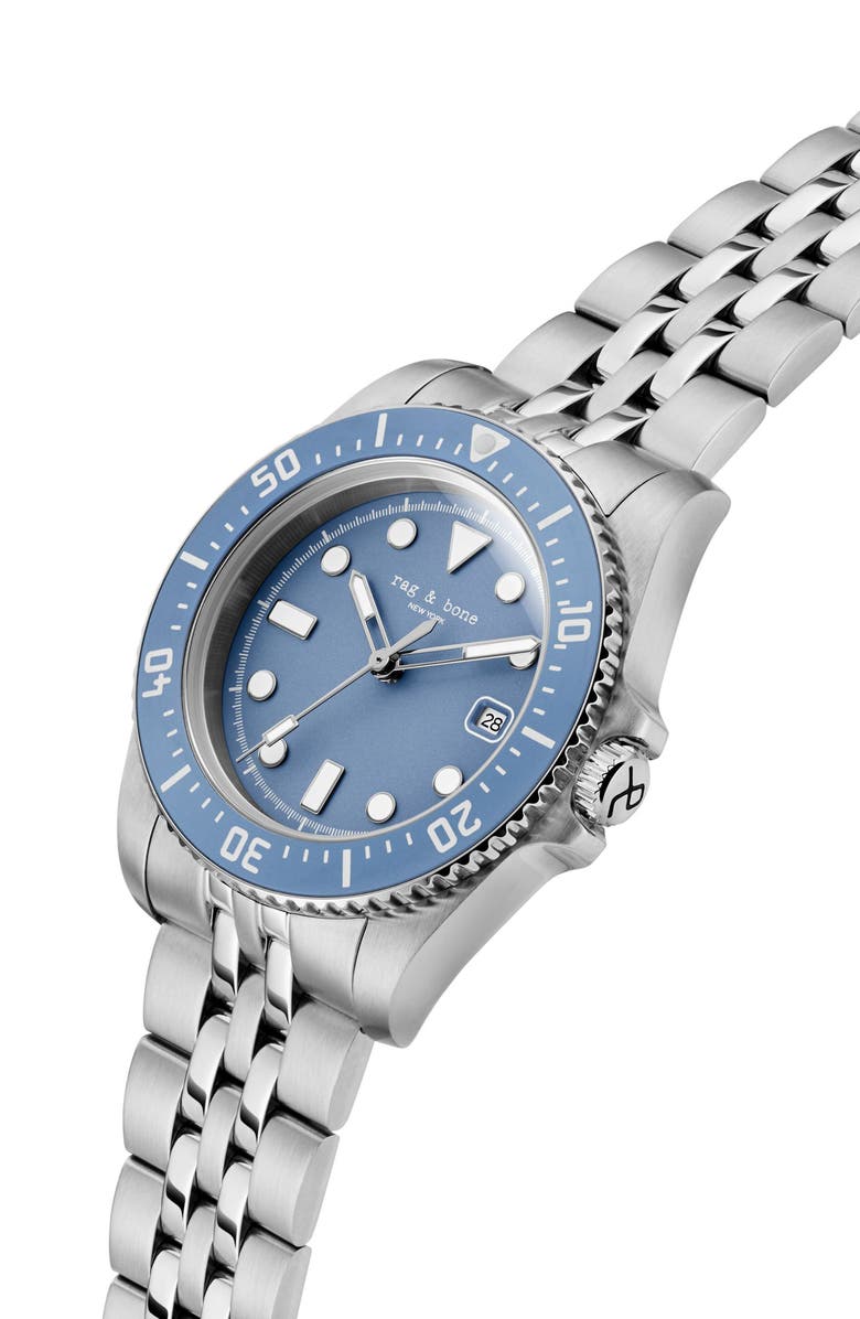 rag & bone Rowan Bracelet Watch, 38mm, Alternate, color,