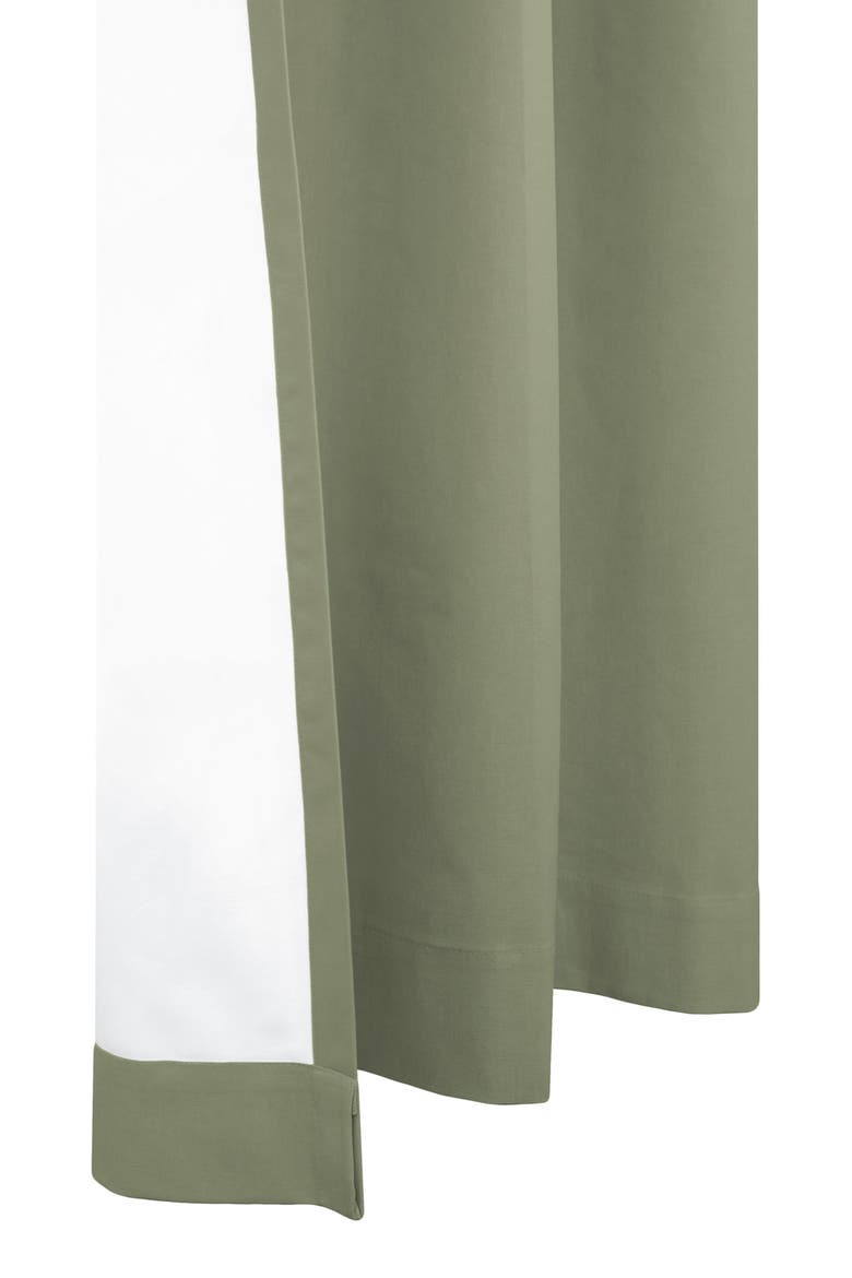 Set of 2 Cotton Curtain Panels, Alternate, color, SAGE