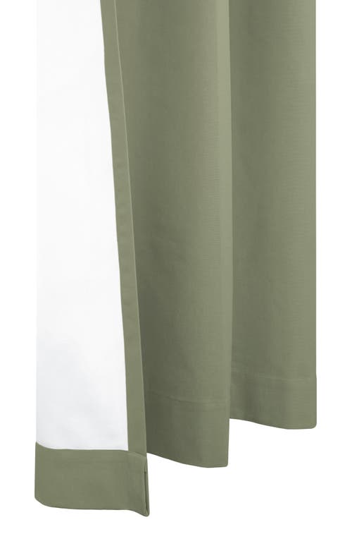 Outdoor Decor By Commonwealth Set Of 2 Cotton Curtain Panels In Green