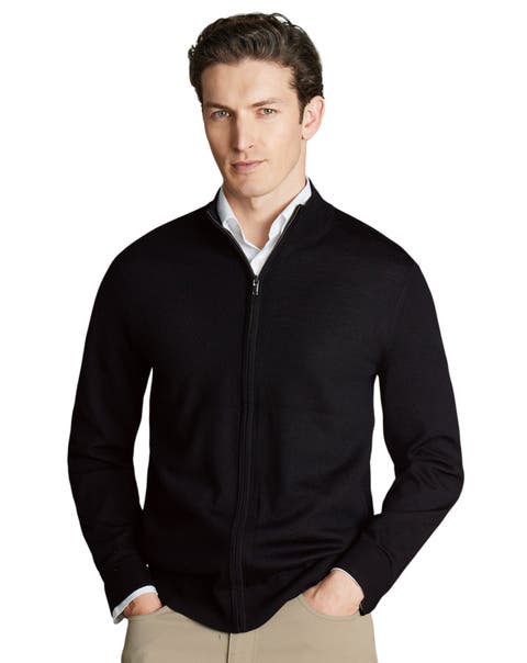 Pure Merino Full Zip Through Cardigan