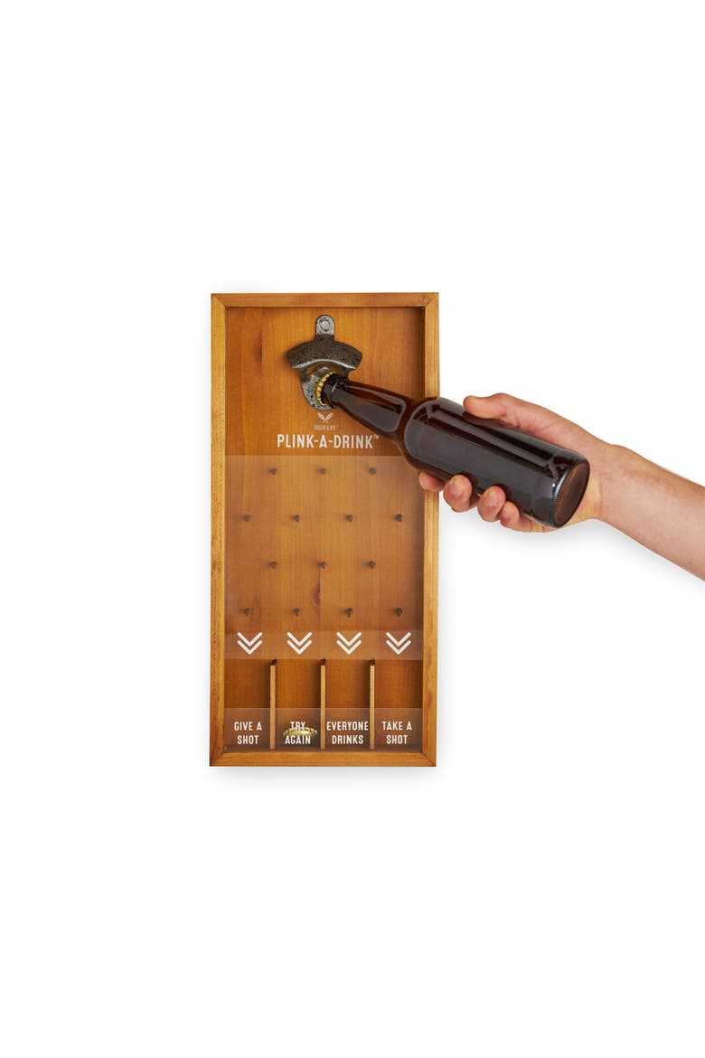 Plink-A-Drink Game, Alternate, color, Wood
