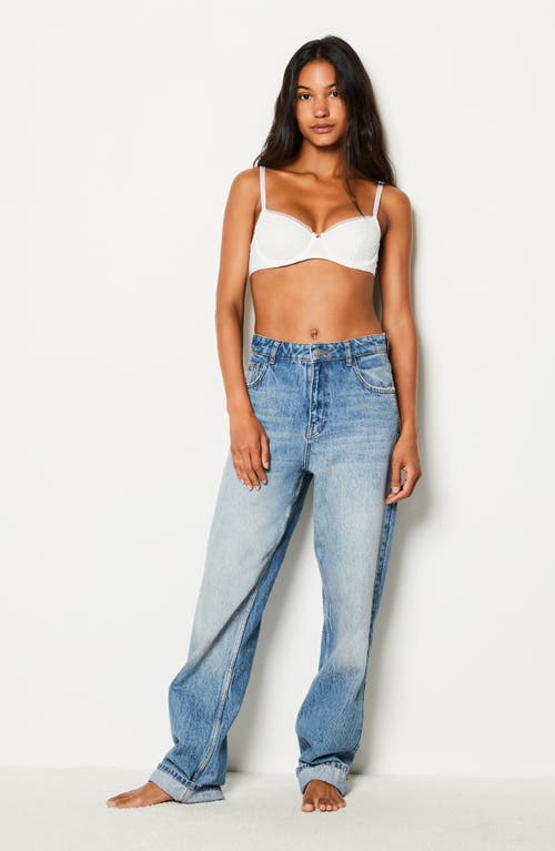 Etam Crush Classique Underwire Balconette Bra In Ecru