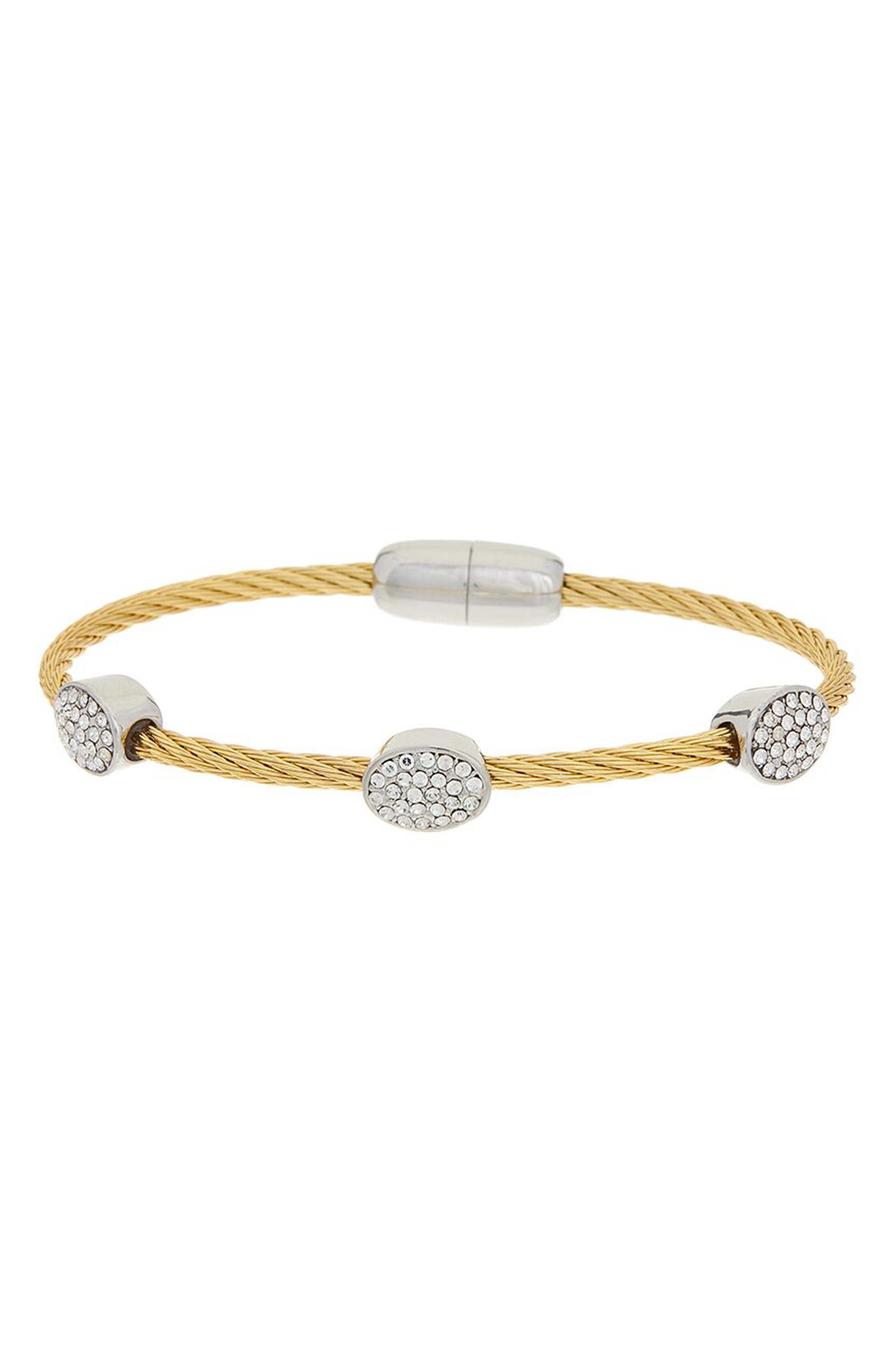 Juvell CZ Station Cable Bracelet
