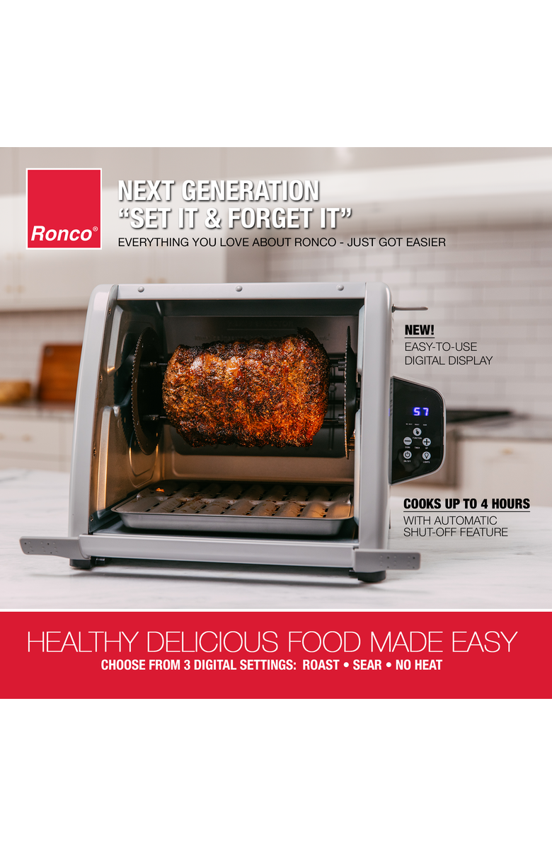 RONCO 6000 Platinum Series Rotisserie Oven, Alternate, color, Silver