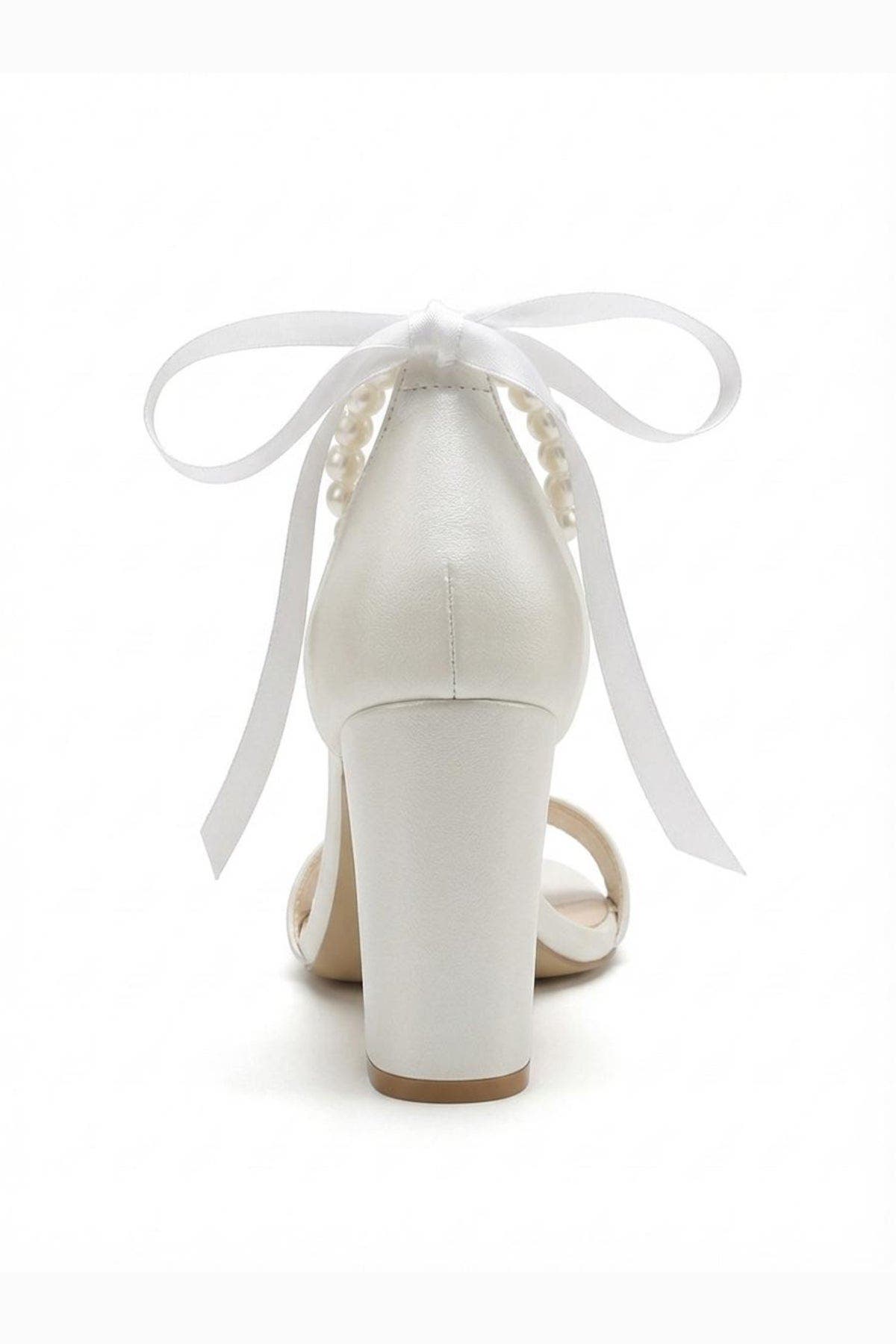 Althea Pearl Ankle Strap Block Heel Sandal, Alternate, color, Ivory