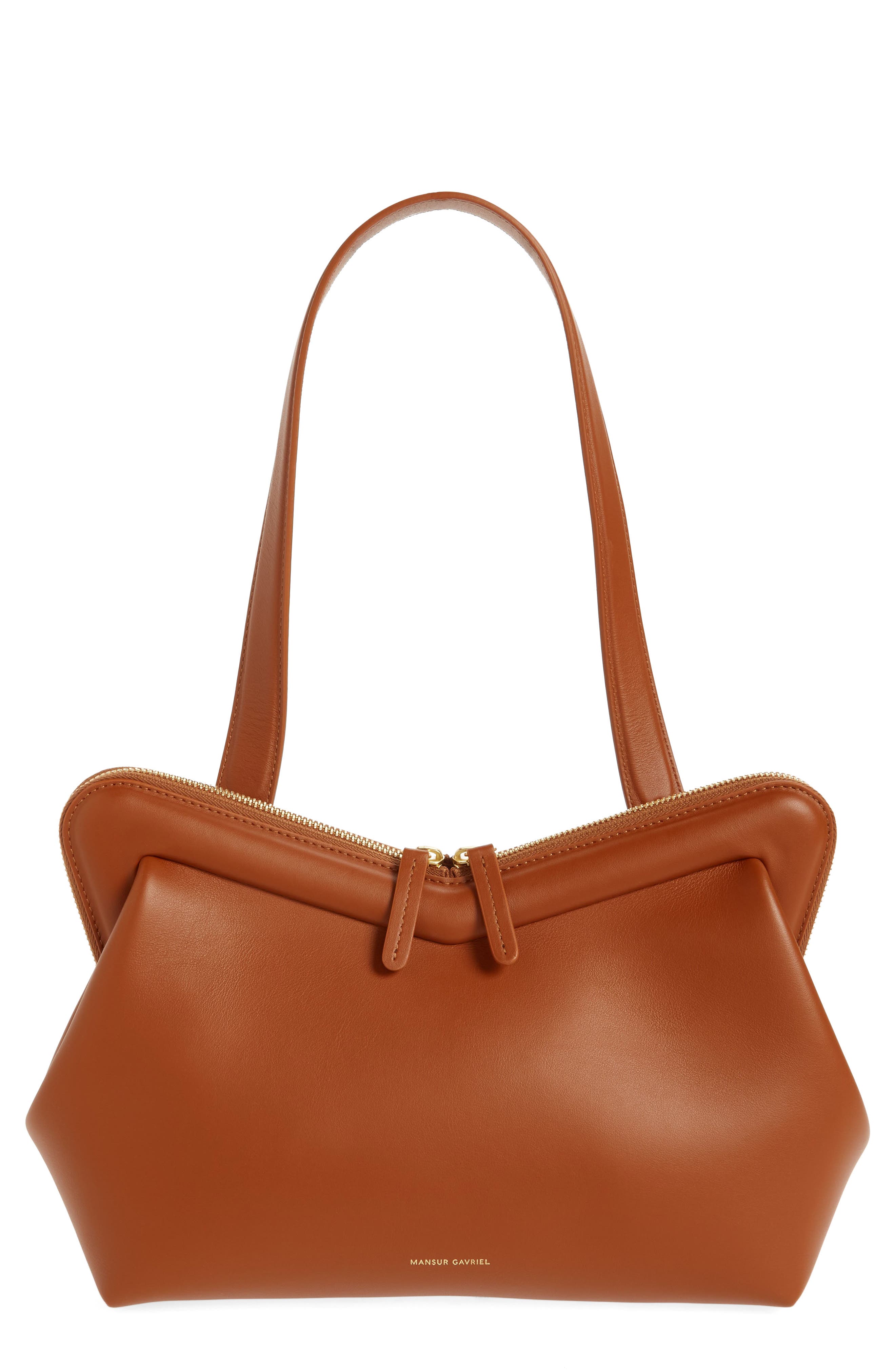 M Frame Shoulder Bag, Main, color, CAMEL