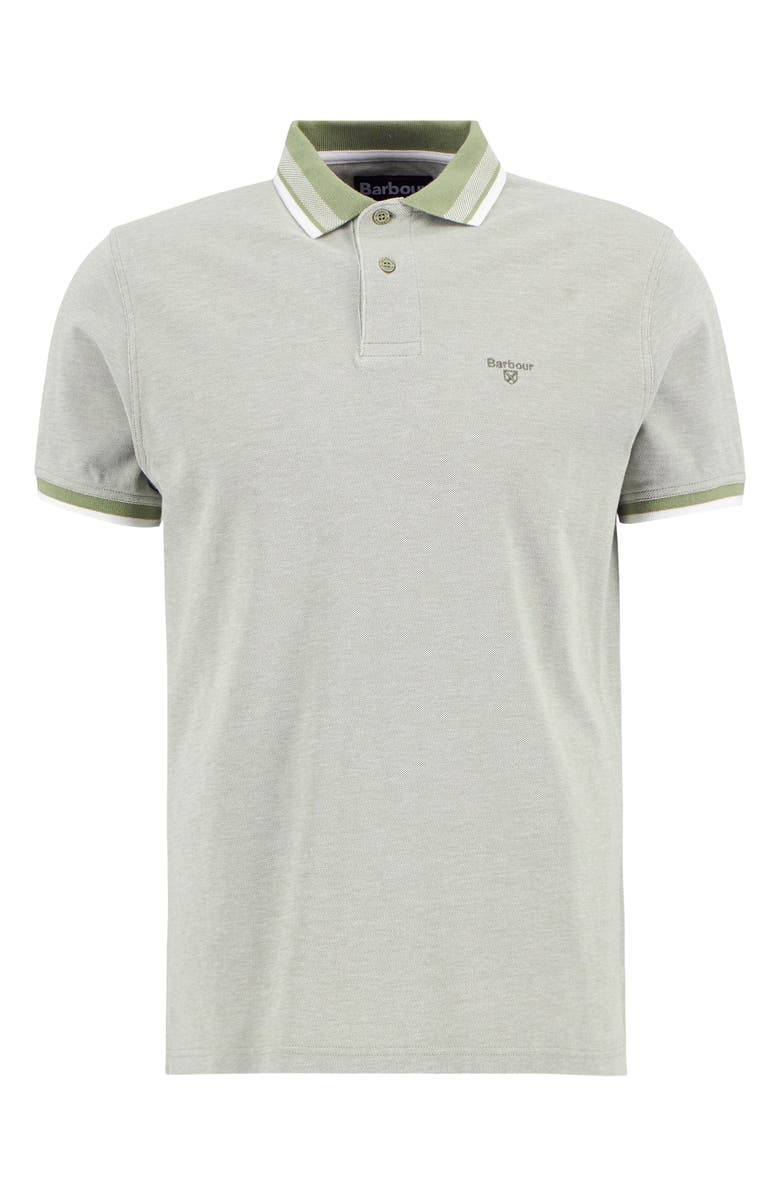 Barbour Castleford Tailored Fit Cotton Piqué Polo, Alternate, color, Laurel Green