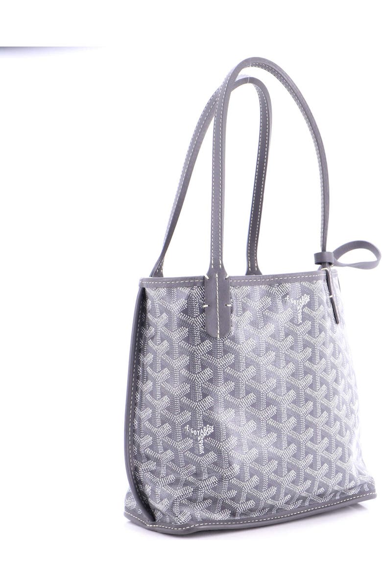 Pre-Owned Goyard Anjou Reversible Tote Coated Canvas Mini, Alternate, color, Gray