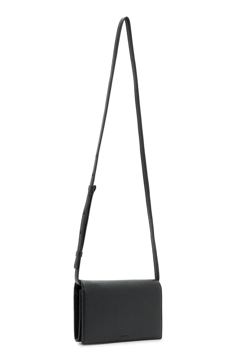 AllSaints Fetch Leather Chain Wallet, Alternate, color, 