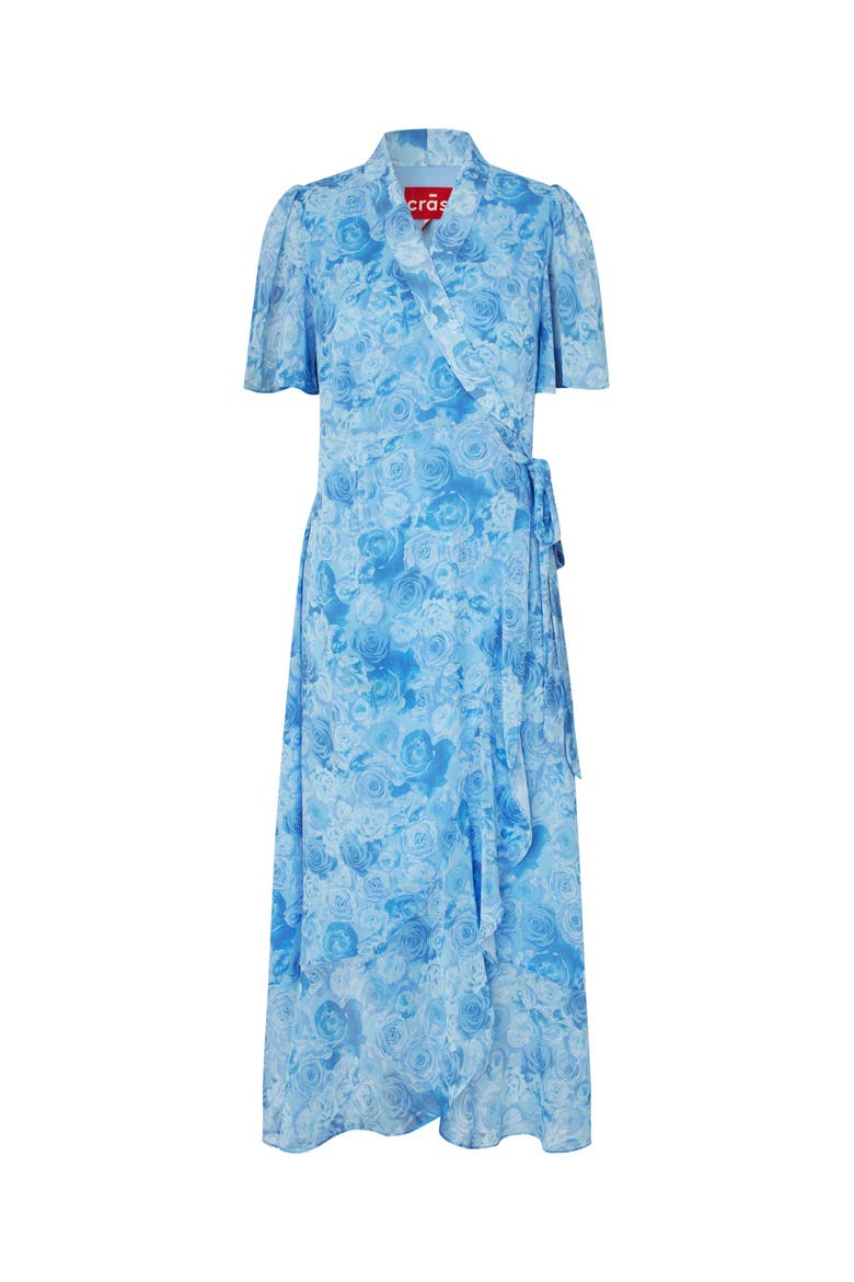 blue floral midi wrap dress Buy Roman Blue Floral Wrap Midi Dress from Next USA
