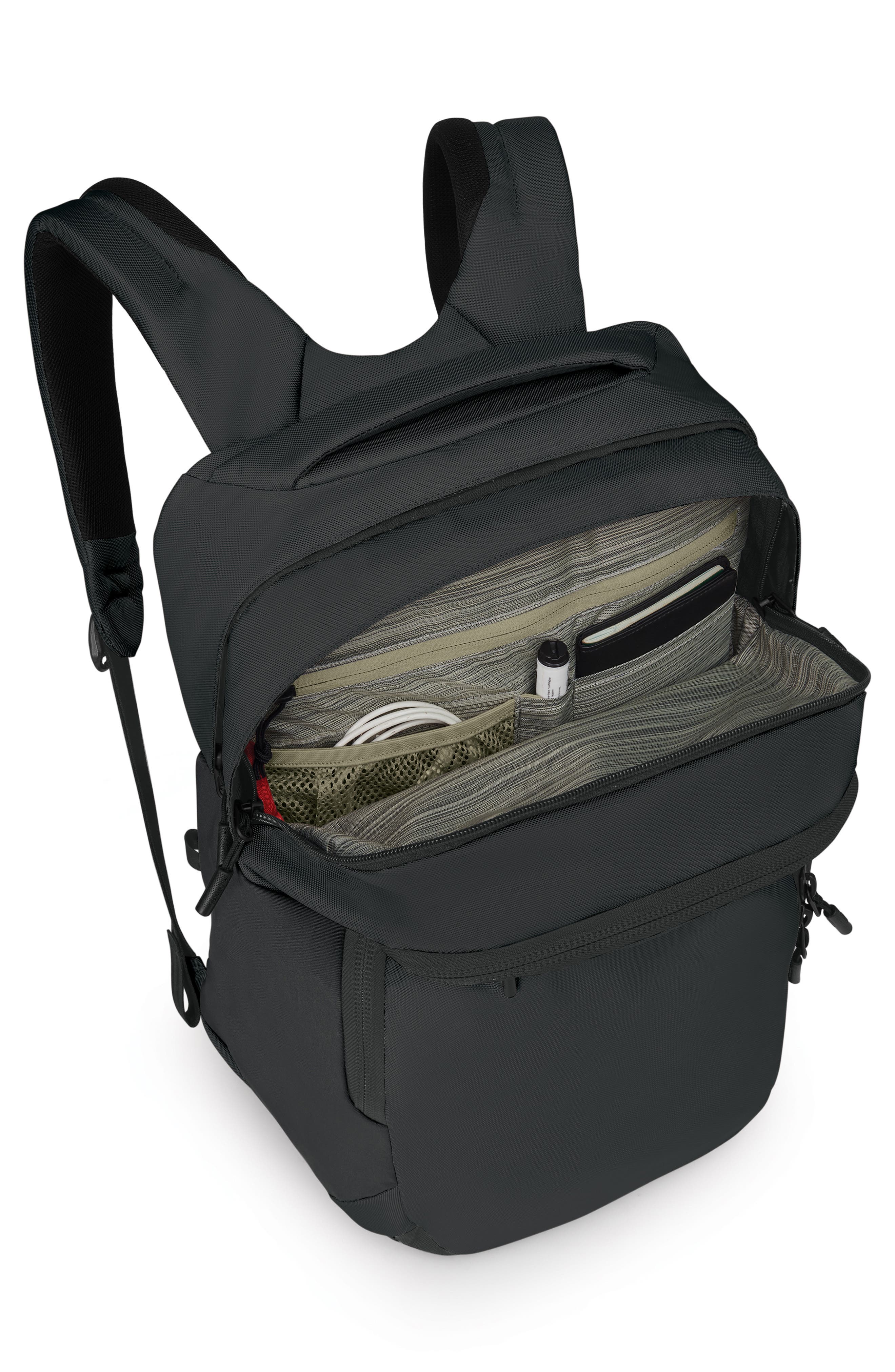 Osprey Aoede AirSpeed Recycled Polyester Backpack, Alternate, color, Black