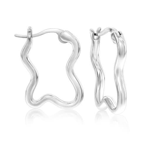 Wiggle Hoop Earrings