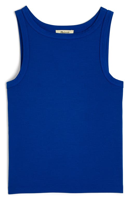 Madewell High Neck Cotton Tank