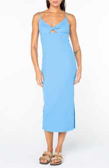 Roxy Wavey Lady Cotton Midi Dress