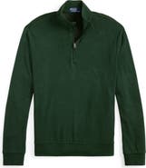 Polo Ralph Lauren Textured Double Knit Quarter Zip Pullover