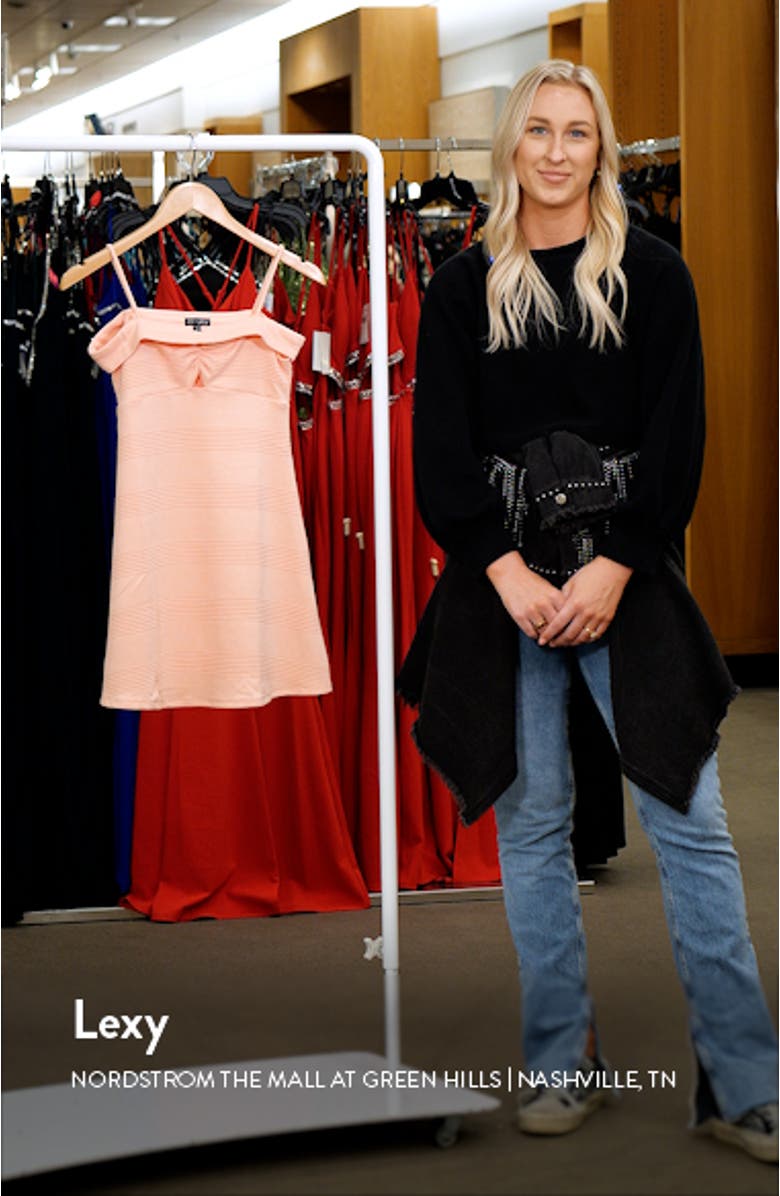 Kids' Marilyn Cold Shoulder Party Dress, sales video thumbnail