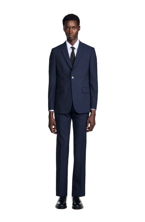 Virgin wool suit jacket