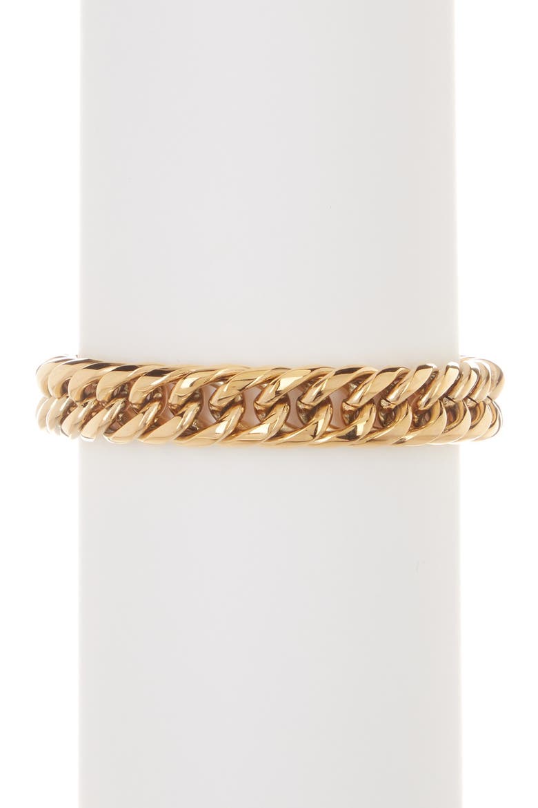Chain Link Bracelet, Alternate, color, YELLOW