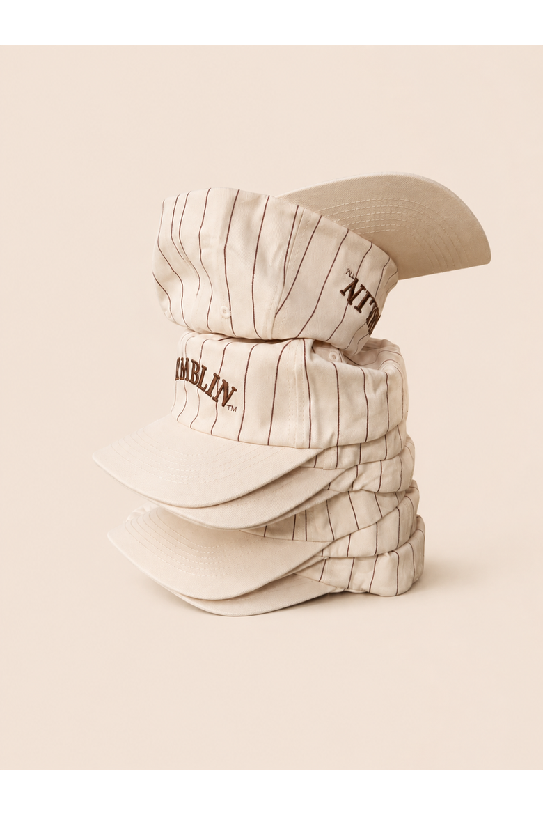 The Pinstripe Gambler Cap, Alternate, color, Cream