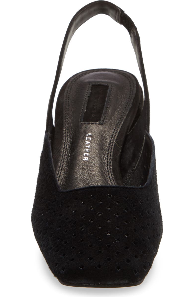 Topshop Joss Perforated Slingback Pump, Alternate, color,