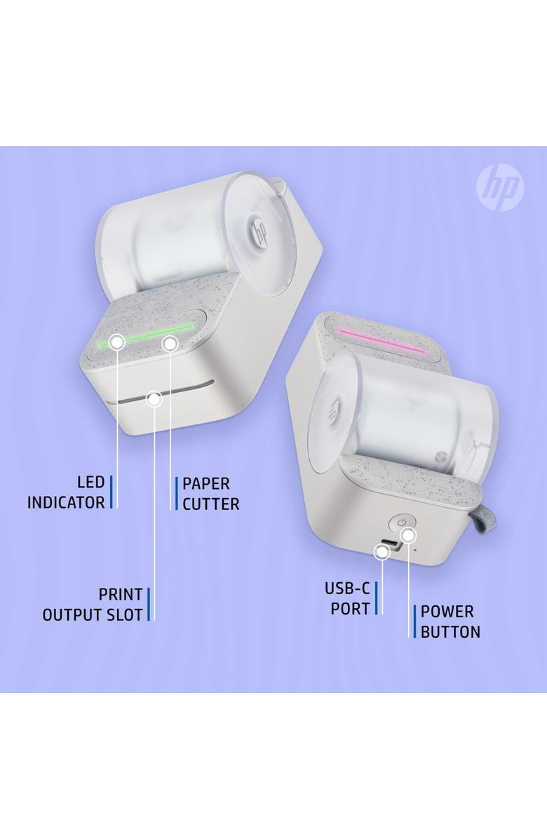 HP Sprocket Panorama Photo Starter Bundle, Alternate, color, Grey