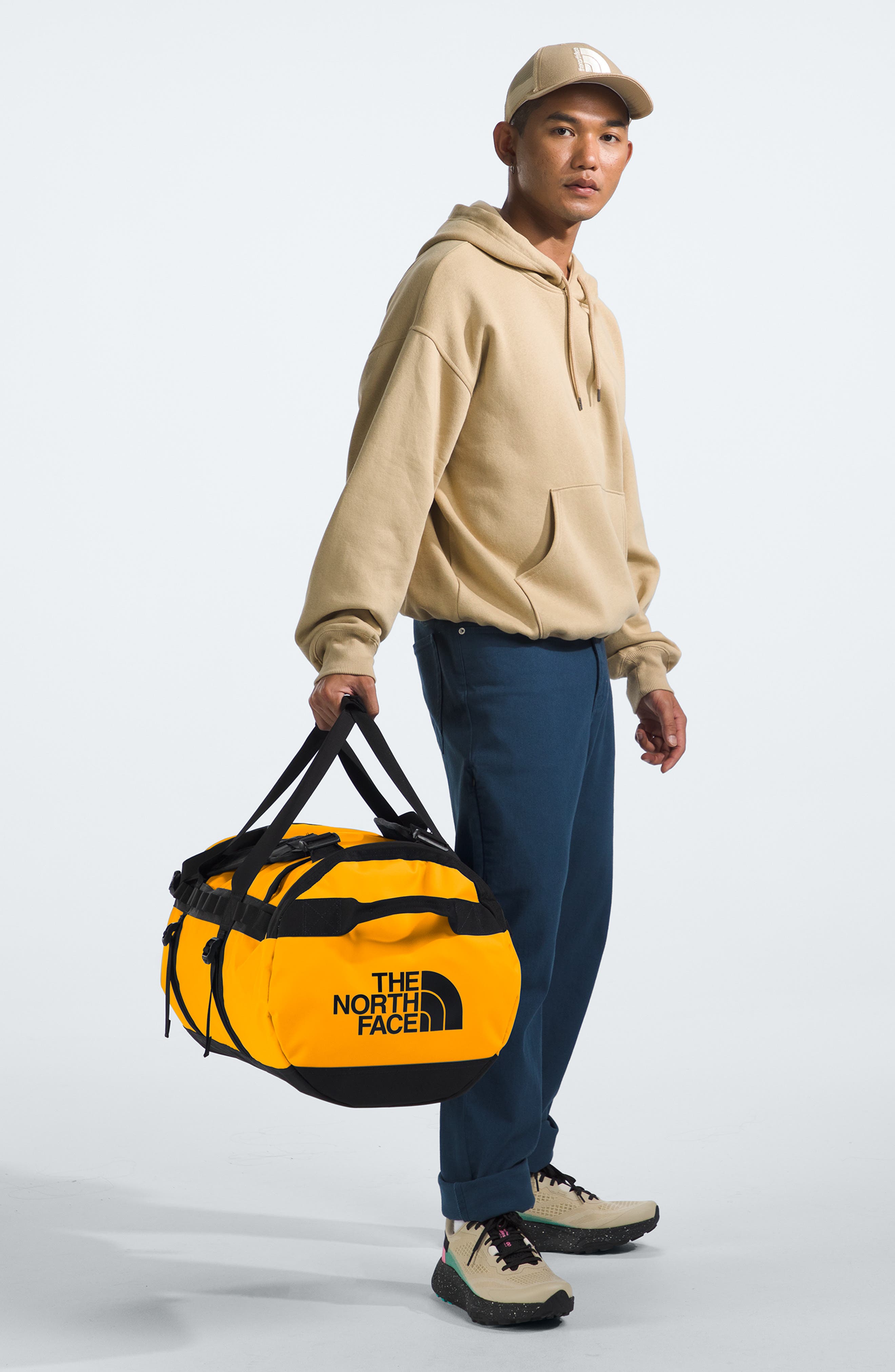 The North Face Base Camp Medium Duffle, Alternate, color, Summit Gold/ Tnf Black-Npf
