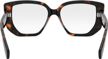 CELINE Triomphe 53mm Rectangular Butterfly Optical Glasses