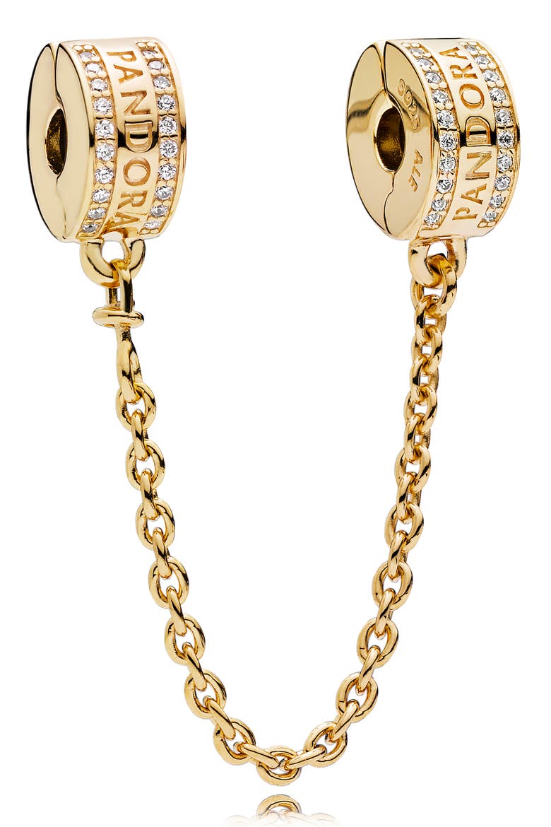 Shine Insignia Safety Chain, Alternate, color, GOLD