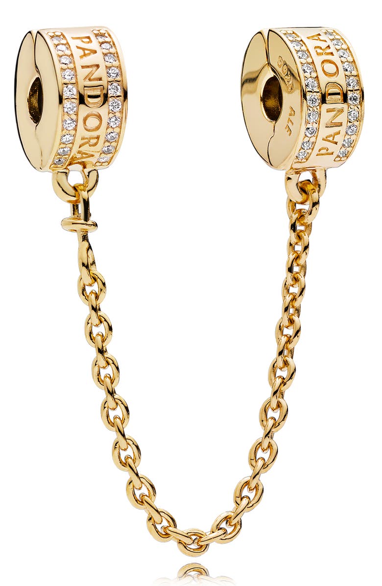 PANDORA Shine Insignia Safety Chain, Alternate, color, 