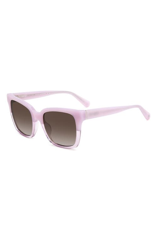 Kate Spade New York Harlow 55mm Square Sunglasses In Purple