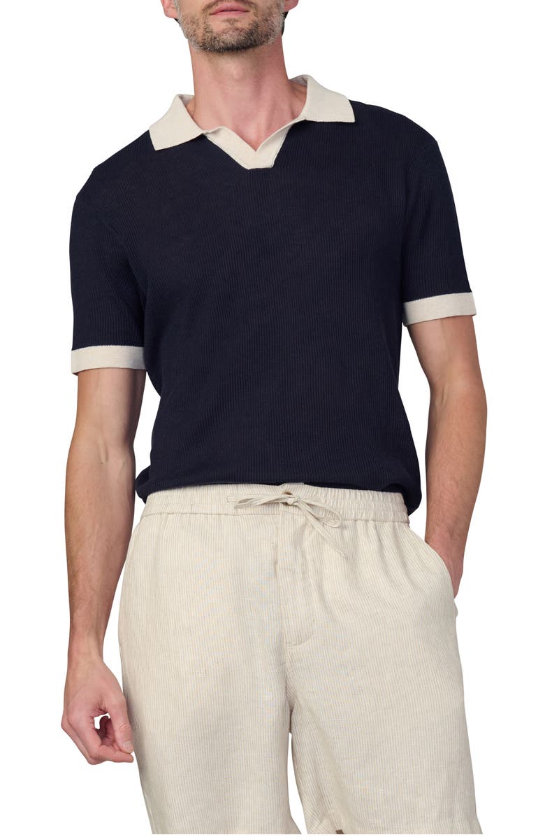 Joe's Jeans Club Cotton & Linen Polo, Main, color, 