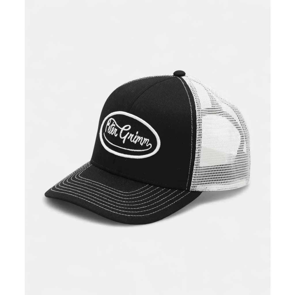Peter Grimm Vintage Trucker Cap In Black