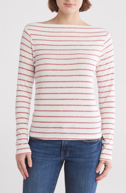 Sammi Ribbed Long Sleeve High Neck Top