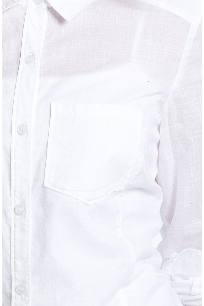 Long Sleeve Shirt, Alternate, color, WASHED WHITE SLUB