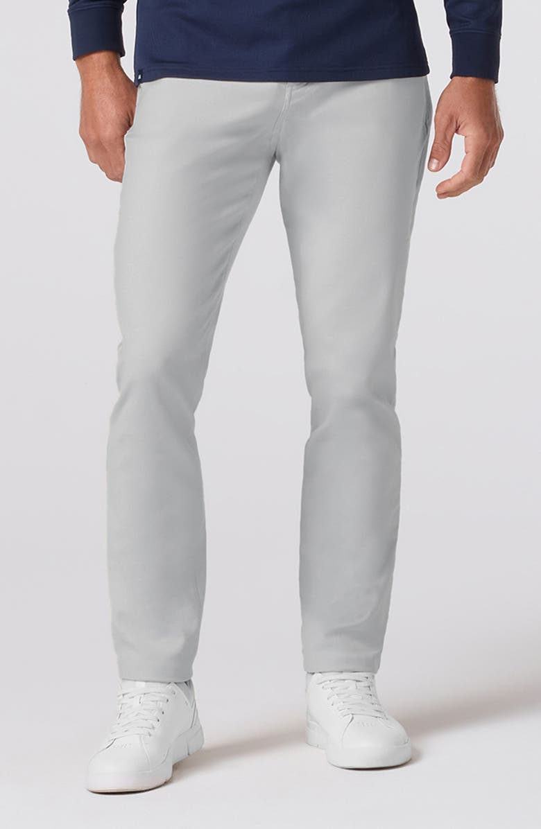 Mizzen+Main Mayfield Slim Fit Five-Pocket Twill Pants, Main, color, Aluminum