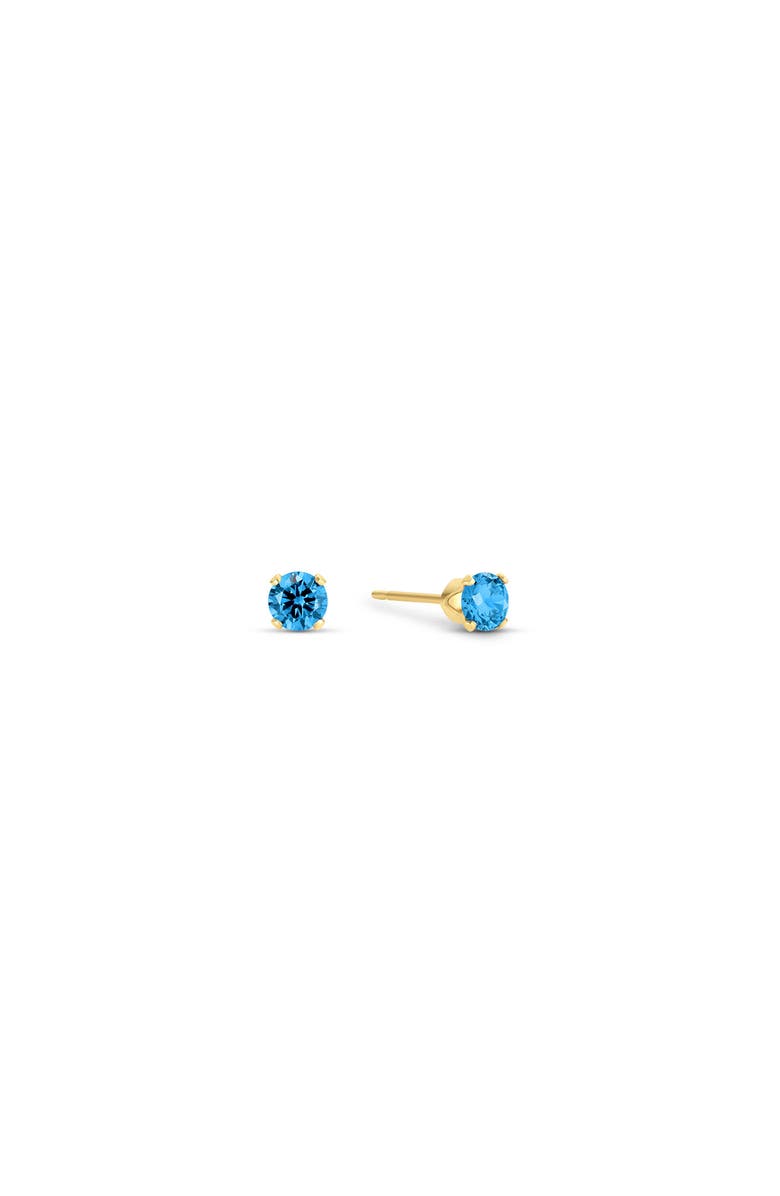 Set & Stones Birthstone Studs, Main, color, Gold / September